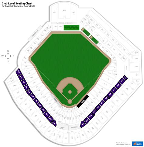 Club Level at Coors Field - RateYourSeats.com