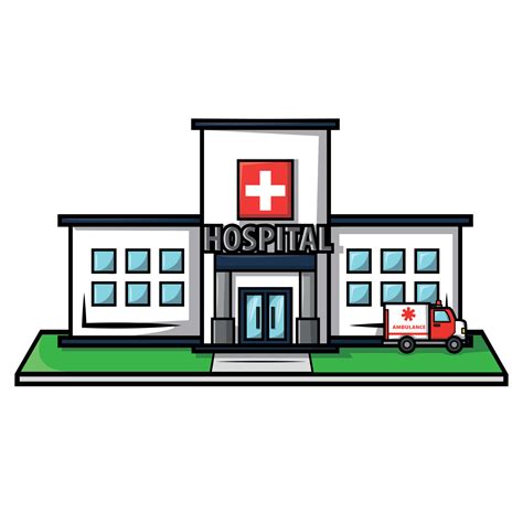 Hospital Vector Illustration Design 19483337 Vector Art At Vecteezy