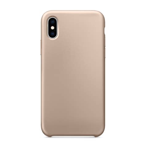 Apple IPhone X XS Silicone Case Beige Baahy