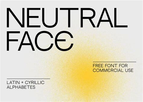 Neutral Face Sans Serif Free Font Awwwards Best Free Fonts Free