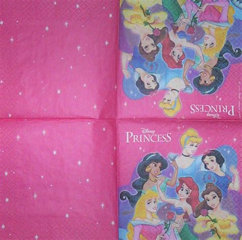 Disney Princess Serviette Susipuppis Serviettenwelt De