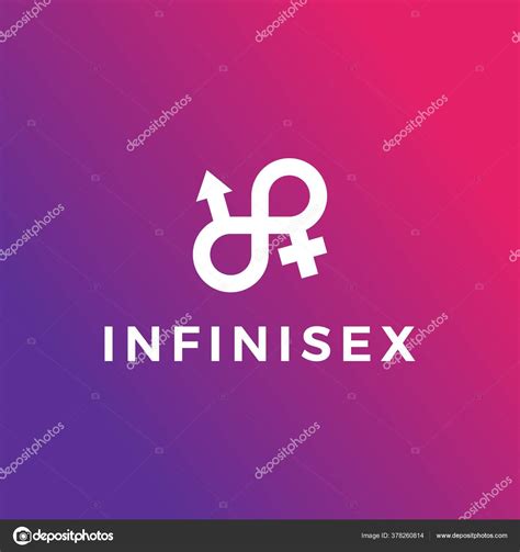 Infinito Sexo Logo Vector Icono Ilustración — Vector De Stock