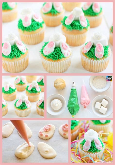 Adorable Diy Bunny Butt Cupcakes Recipe Diy Ever