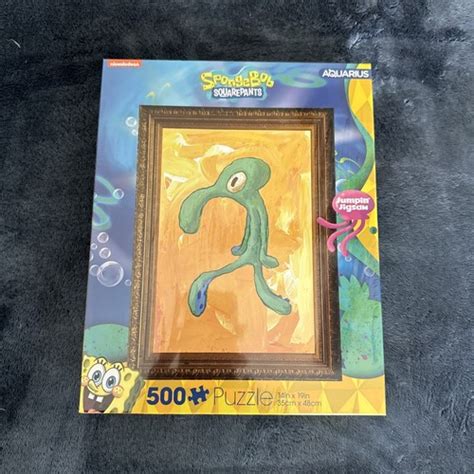 NEW SpongeBob SquarePants Bikini Bottom 500 Piece Jigsaw Puzzle Squidward EBay