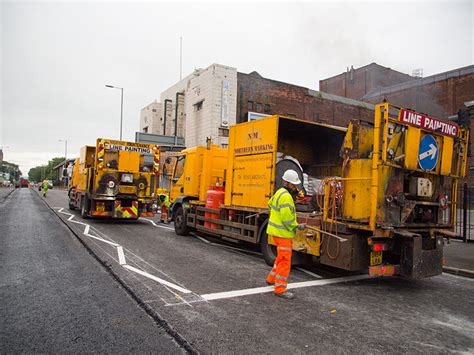 White Lining White Line Marking Manchester Northern Marking