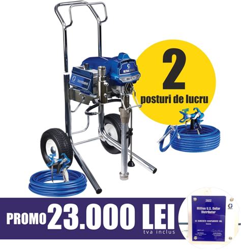 Pompa De Zugravit Airless Graco Ultra Max II 650 PC Pro Hi Boy