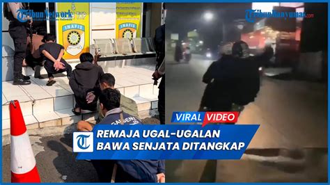 Viral Remaja Ugal Ugalan Bawa Senjata Di Cimahi Berakhir Di Tangan