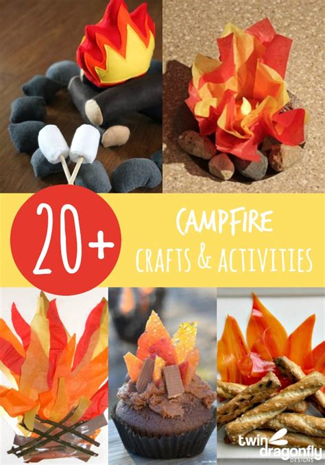 20 Campfire Crafts And Activities Dragonfly Designs