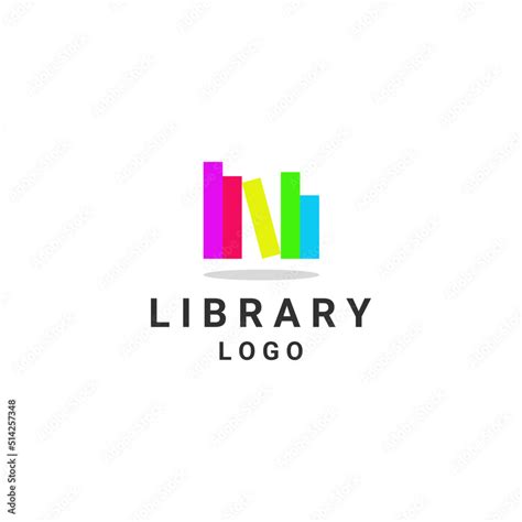 library logo  book template design stock vector adobe stock