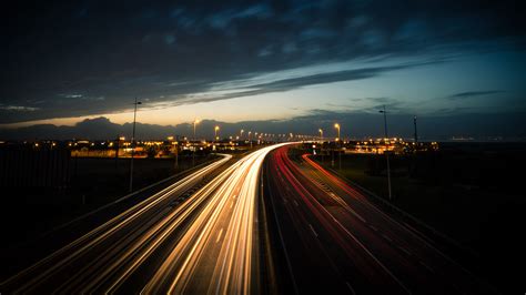 Highway Traffic at dusk 5K Wallpapers | HD Wallpapers | ID #30677