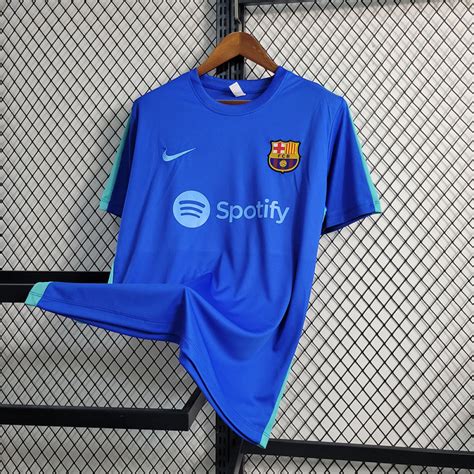 Camisa Barcelona Treino Dark Blue Ig Importz