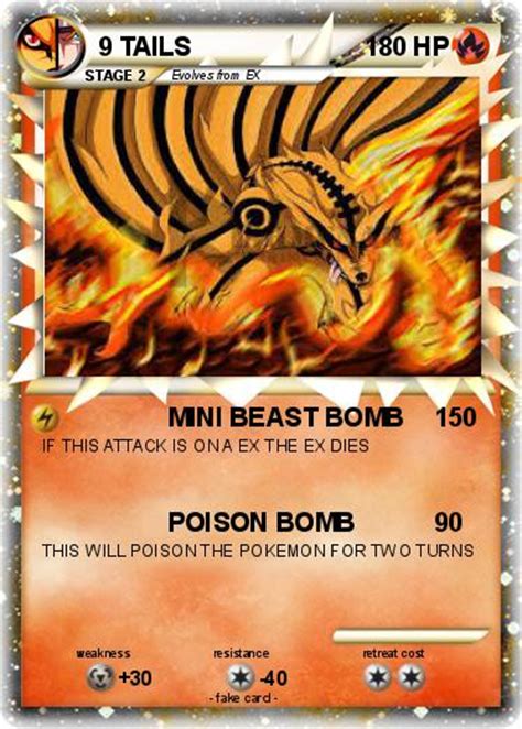 Pokémon 9 Tails 11 11 Mini Beast Bomb My Pokemon Card