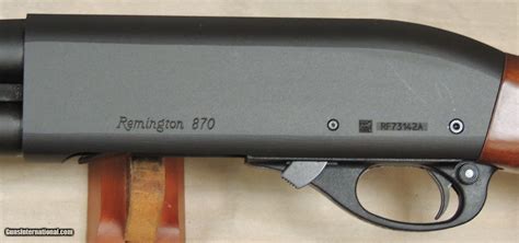 Remington Model 870 Tac 14 Hardwood 12 Ga Shotgun S N Rf73142axx