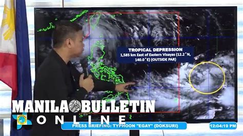 Tropical Depression East Of Visayas May Enter PAR On July 29 Or 30 To