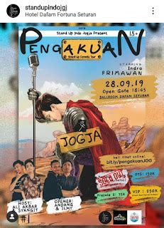 Pengakuan Stand Up Comedy Tour Indra Frimawan Punya Formula Baru