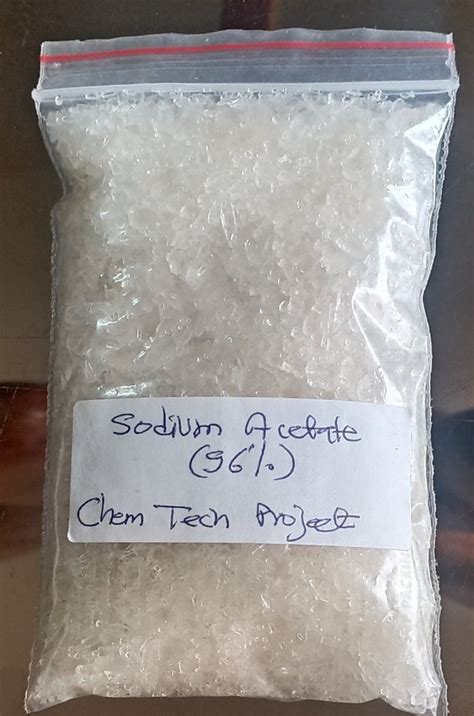 White Sodium Acetate Trihydrate Crystals Packaging Type Bags At Rs