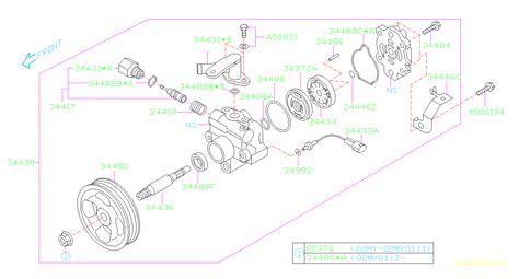 34433ag020 Subaru Power Steering Pressure Switch Subaru Parts Superstore Jacksonville Fl