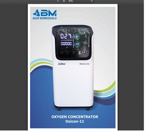 Abm Oxygen Concentrator Oxicon Capacity Litre Per Minute Lpm At