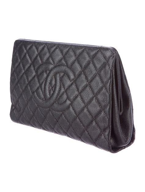 Chanel Quilted Timeless Clutch Handbags Cha186304 The Realreal