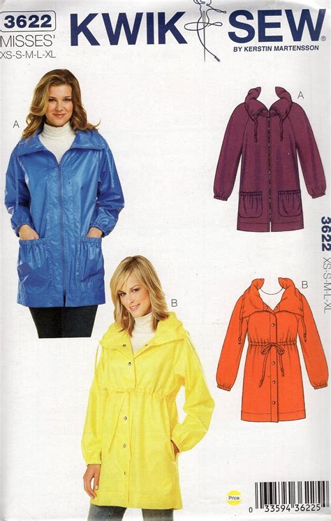 Designs Kwik Sew Coat Patterns Roseannadrian