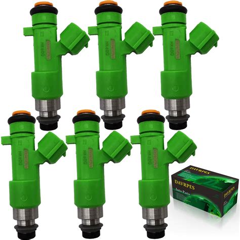 Amazon DAVRPES 6PCS FJ1017 16600 JK20A Fuel Injector Fuel Spray