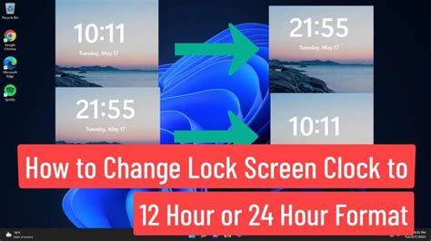 Cambiar El Formato De Reloj De Pantalla De Bloqueo En Windows