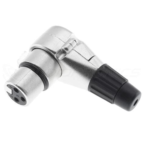 Connecteur Xlr Pins Femelle Coud Argent Mm Audiophonics