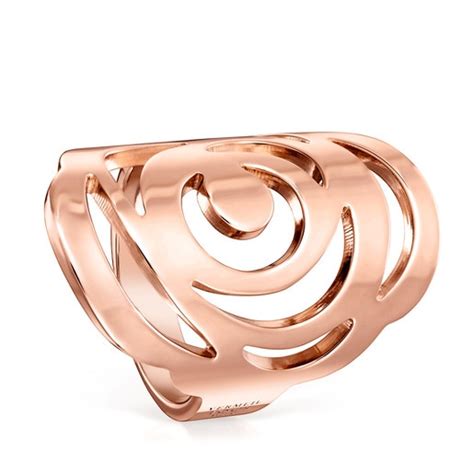 Rose Vermeil Silver Ring 3cm TOUS Rosa D Abril TOUS