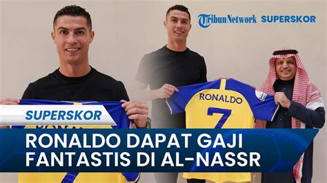 Wow Ronaldo Dapat Gaji Fantastis Di Al Nassr Per Hari Dibayar Rp