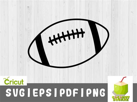 Football SVG File for Cricut and Silhouette Instant Download - Etsy