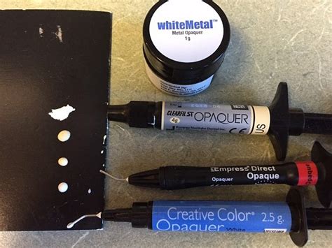 Opaquer Dental Materials Comparison Compare Opaquers Bauer Smiles