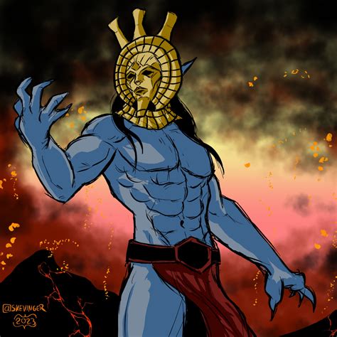 Dagoth Ur Fanart By Me Rmorrowind