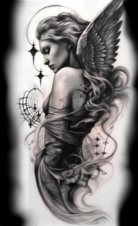 Pin By Jeanette Eriksen On Lyngemt Dark Angel Tattoo Angel Tattoo