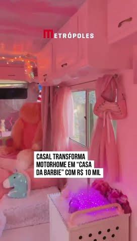 Casal Transforma Motorhome Em Casa Da Barbie R Mil Youtube