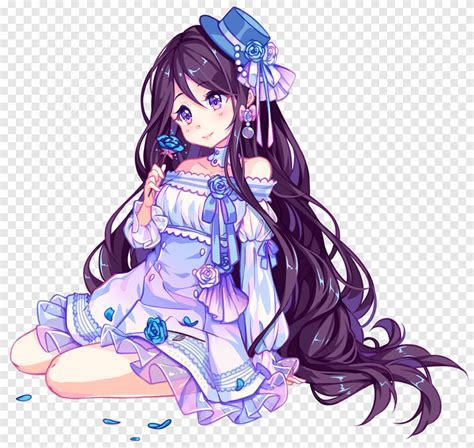 Anime Drawing Manga Time Lapse Graphy Chibi Hyanna Natsu Purple Cg