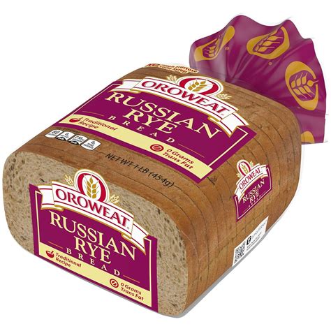 Oroweat Russian Rye Bread 16 Oz Pack Of 2 Loaves