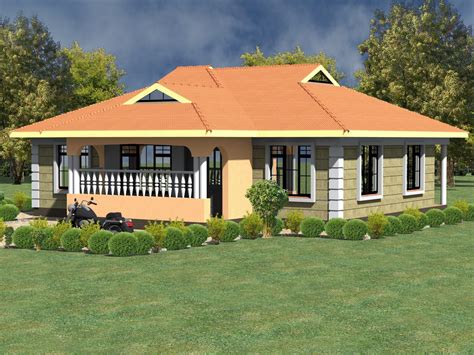 Low Budget Modern 3 Bedroom House Design 3d - Bedroom House Modern Low