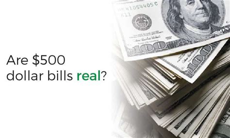 U.S. $500 Dollar Bills Do Exist! | $500 Bill Value and History