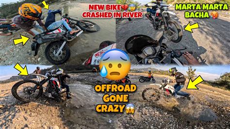 NEW BIKE CRASHED In River Offroading Gone Crazy On Hero X Pulse