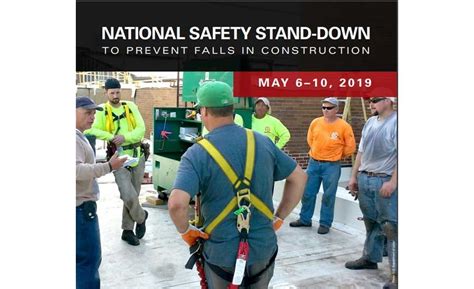 What Is The National Safety Stand Down 2019 04 16 Ishn