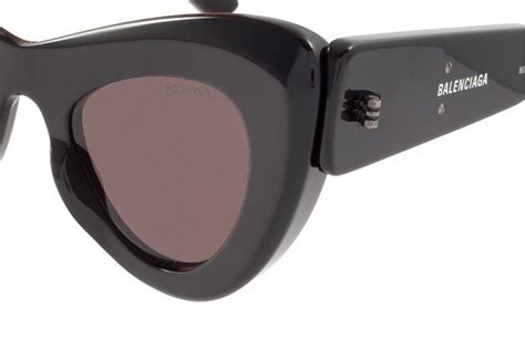 Balenciaga Sunglasses Bb S Black Reverse