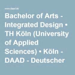 Bachelor Of Arts Integrated Design • Th Köln University Of Applied Sciences • Köln Daad