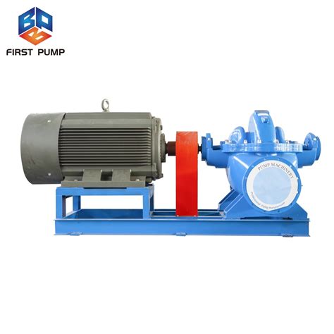 Large Flow Cast Iron Horizontal Split Casing Marine Vessels Pump