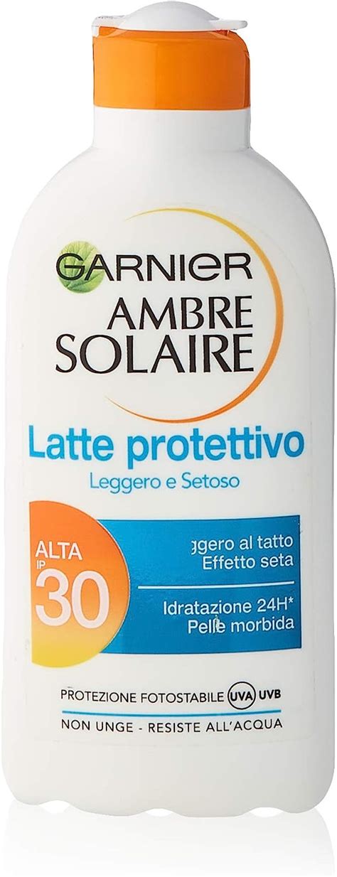 Garnier Ambre Solaire Latte Protettivo Spf Ml Amazon Co Uk Beauty