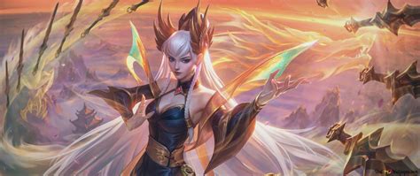 Divine Sword Irelia Obsidian Chroma Skin League Of Legends Lol K