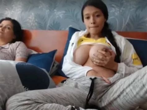 Indian Teen With Big Boobs Masturbates Next To Stepmom ZB Porn