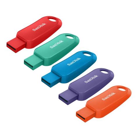 Sandisk Cruzer Snap Usb Flash Drives 16gb Assorted Colors Pack Of 5 Flash Drives Sdcz62 016g