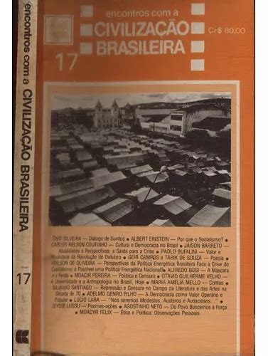 Livro Encontros A Civilização Brasileira Vol 17 Ênio Silveira