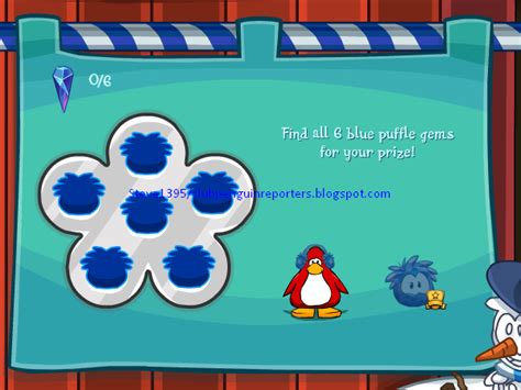 Club Penguin Merry Walrus Party Adopt A Blue Crystal Puffle