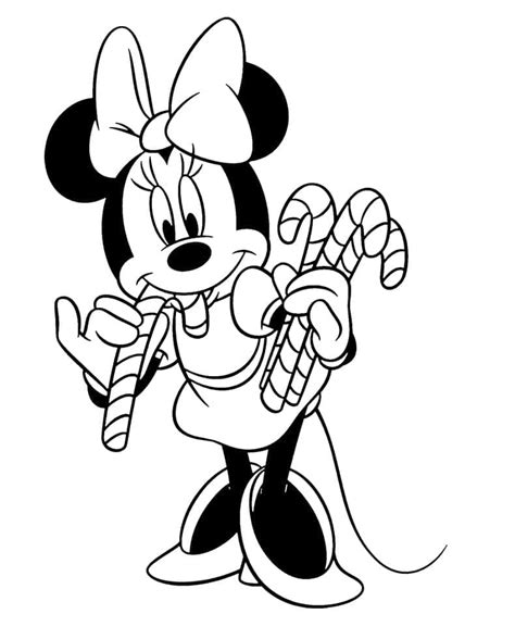 Coloriage Mickey à Noël Télécharger Et Imprimer Gratuit Sur